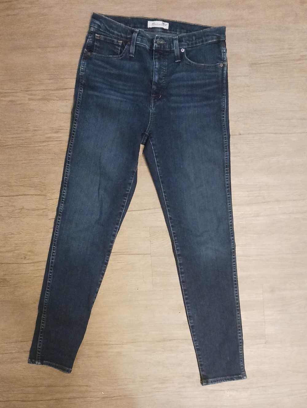 Madewell Skinny Jeans in Dark Blue Wash